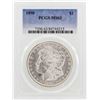 Image 1 : 1890 $1 Morgan Silver Dollar Coin PCGS MS63