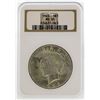 Image 1 : 1923 $1 Peace Silver Dollar Coin NGC MS65