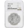 Image 1 : 1884-O $1 Morgan Silver Dollar Coin NGC MS64