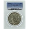 Image 1 : 1934 $1 Peace Silver Dollar Coin PCGS AU58