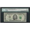 Image 2 : 1995 $5 Federal Reserve Note ERROR Insufficient Ink Error PMG Choice Unc. 64EPQ