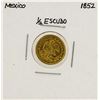 Image 1 : 1852 Mexico 1/2 Escudo Gold Coin