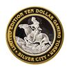 Image 1 : .999 Silver Silver City Las Vegas, Nevada $10 Limited Edition Gaming Token