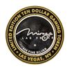 Image 2 : .999 Silver Mirage Las Vegas Nevada $10 Casino Limited Edition Gaming Token