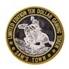 Image 1 : .999 Silver Sam's Town Las Vegas $10 Casino Limited Edition Gaming Token