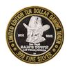 Image 2 : .999 Silver Sam's Town Las Vegas $10 Casino Limited Edition Gaming Token