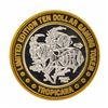 Image 1 : .999 Fine Silver Tropicana Las Vegas $10 Casino Limted Edition Gaming Token