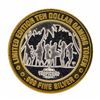 Image 2 : .999 Fine Silver Tropicana Las Vegas $10 Casino Limted Edition Gaming Token