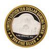 Image 1 : .999 Silver Golden Nugget Las Vegas $10 Casino Limited Edition Gaming Token