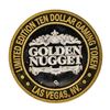 Image 2 : .999 Silver Golden Nugget Las Vegas $10 Casino Limited Edition Gaming Token