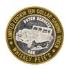 Image 1 : .999 Silver Whiskey Petes Casino Jean, Nevada $10 Limited Edition Gaming Token