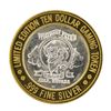 Image 2 : .999 Silver Whiskey Petes Casino Jean, Nevada $10 Limited Edition Gaming Token