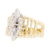 Image 2 : 14KT Yellow Gold 0.25ctw Diamond Ring