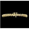 Image 3 : 14KT Yellow Gold 3.00ctw Diamond Bracelet