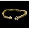 Image 4 : 14KT Yellow Gold 3.00ctw Diamond Bracelet