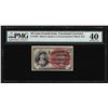 Image 1 : 1863 Ten Cents Fourth Issue Fractional Currency Note PMG Extremely Fine 40