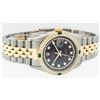 Image 2 : Rolex Mens Two Tone 14KT Yellow Gold Emerald and Diamond Datejust Wristwatch