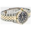 Image 3 : Rolex Mens Two Tone 14KT Yellow Gold Emerald and Diamond Datejust Wristwatch