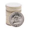 Image 2 : Roll of (20) 1963 Brilliant Uncirculated Franklin Half Dollar Coins