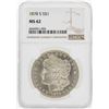 Image 1 : 1878-S $1 Morgan Silver Dollar Coin NGC MS62