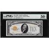 Image 1 : 1928 $10 Gold Certificate Note Fr. 2400 PMG About Uncirculated 50EPQ