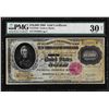 Image 1 : 1900 $10,000 Gold Certificate Note Fr. 1225h PMG Very Fine 30 Net