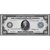 Image 1 : 1914 $10 Federal Reserve Note Blue Seal Boston