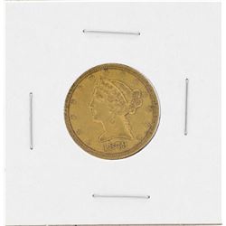 1879-S $5 Liberty Head Half Eagle Gold Coin