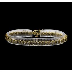 10KT Yellow Gold 2.00ctw Diamond Tennis Bracelet