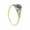 Image 3 : 14KT Yellow and White Gold 0.50ct Sapphire Ring