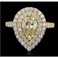 14KT Yellow Gold 2.52ctw Diamond Engagement Ring