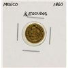 Image 1 : 1860 Mexico 1/2 Escudo Gold Coin