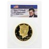 Image 1 : 2014 John F. Kennedy Gold Half Dollar Coin PCGS PR69DCAM