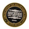 Image 2 : .999 Silver Hacienda Hotel & Casino Las Vegas $10 Limited Edition Gaming Token