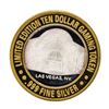 Image 1 : .999 Silver Golden Nugget Las Vegas $10 Casino Limited Edition Gaming Token