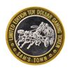 Image 1 : .999 Silver Sam's Town Las Vegas $10 Casino Limited Edition Gaming Token