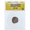 Image 1 : 1295-1312 Spain Denaro Coin ANACS EF40