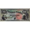 Image 1 : 1869 $10 Rainbow Legal Tender Note Apparent