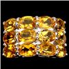 Image 1 : Natural  Yellow Citrine 35 Carats Ring