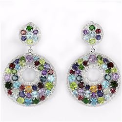 Natural Multi Gemstone EarRing