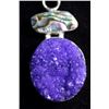 Image 1 : Natural Amethyst & Abalone Necklace