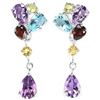 Image 1 : Natural Multi Gemstone EarRing