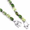 Image 3 : NATURAL CHROME DIOPSIDE PERIDOT & TOURMALINE BRACELET