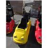 Image 1 : 2 Seater Yellow Bus Push Cart