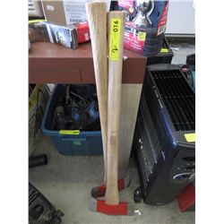 Pair of New Double Bladed Axes
