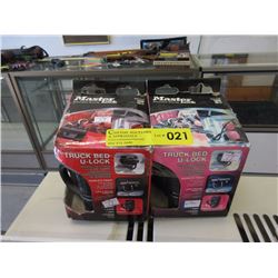 2 Master Lock Truck Bed U-Lock Sets