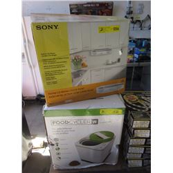 Food Cycler & Sony AM/FM CD Kitchen Clock Radio