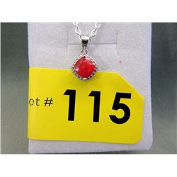 Ruby & Diamond Necklace