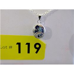 Ocean Blue Mystic Topaz & Diamond Necklace