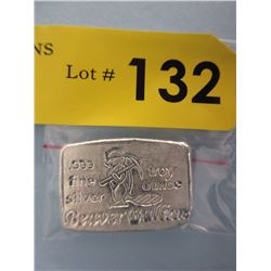Limited 1 Oz. .999 Fine Silver Beaver Bullion Bar
